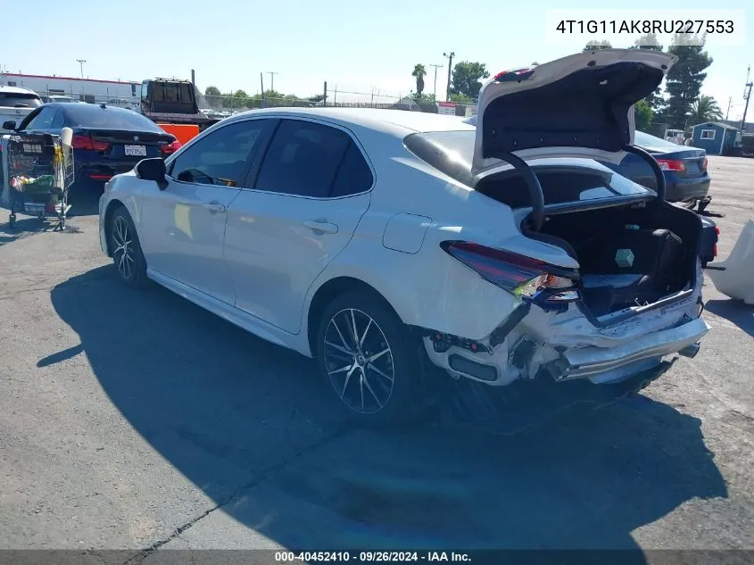 4T1G11AK8RU227553 2024 Toyota Camry Se