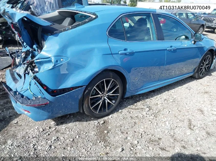 4T1G31AK8RU070049 2024 Toyota Camry Hybrid Se