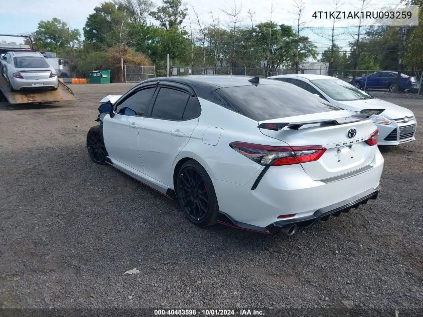 2024 Toyota Camry Trd V6 VIN: 4T1KZ1AK1RU093259 Lot: 40483598