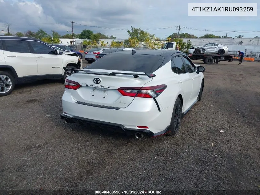 2024 Toyota Camry Trd V6 VIN: 4T1KZ1AK1RU093259 Lot: 40483598