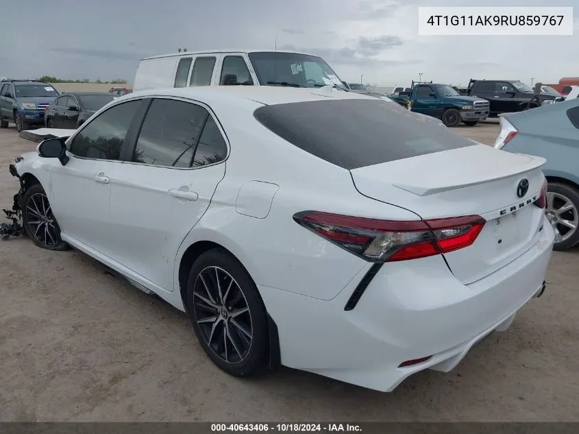 2024 Toyota Camry Se VIN: 4T1G11AK9RU859767 Lot: 40643406