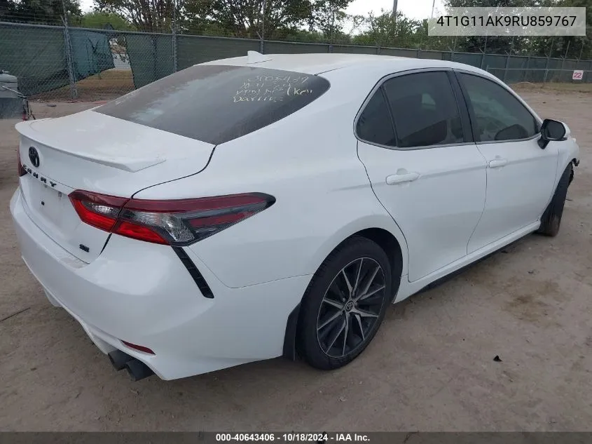 2024 Toyota Camry Se VIN: 4T1G11AK9RU859767 Lot: 40643406