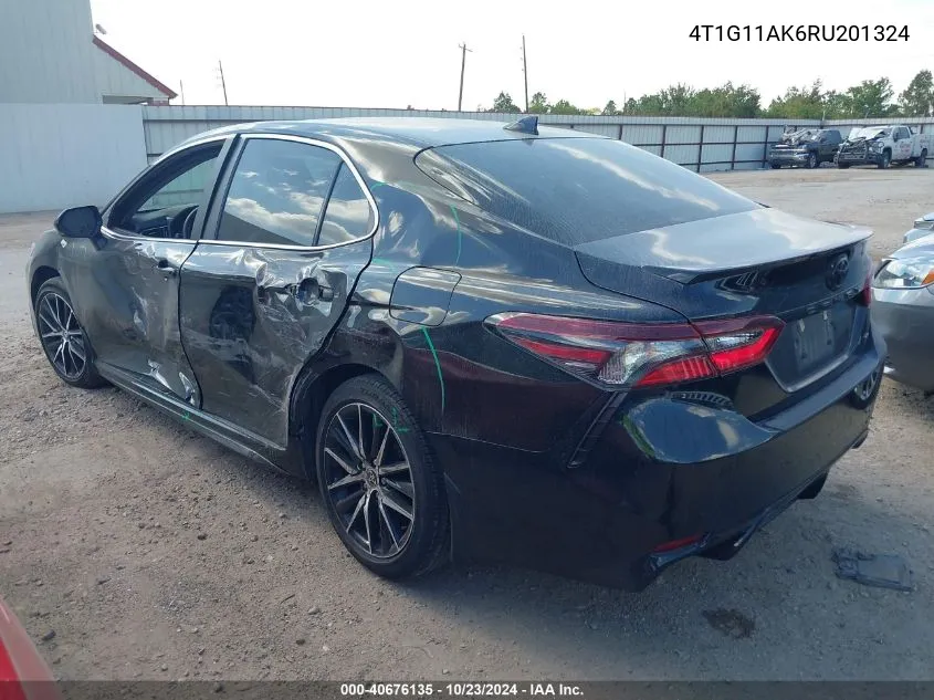 4T1G11AK6RU201324 2024 Toyota Camry Se