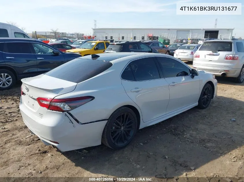 2024 Toyota Camry Xse VIN: 4T1K61BK3RU131677 Lot: 40725056