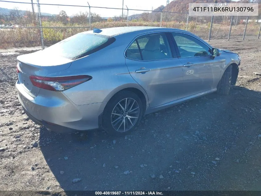 2024 Toyota Camry Xle VIN: 4T1F11BK6RU130796 Lot: 40819687