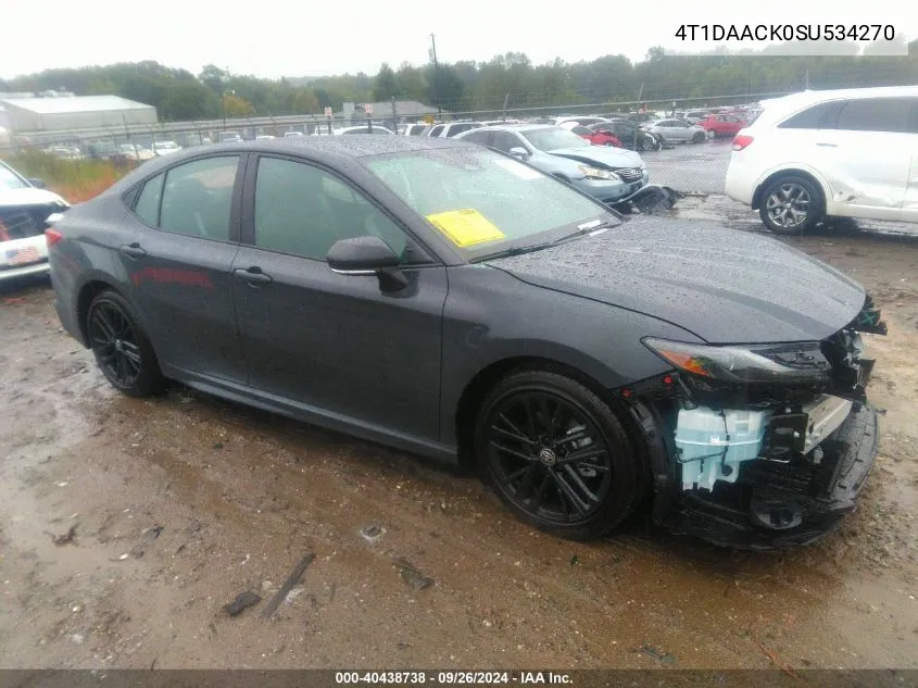 4T1DAACK0SU534270 2025 Toyota Camry Se