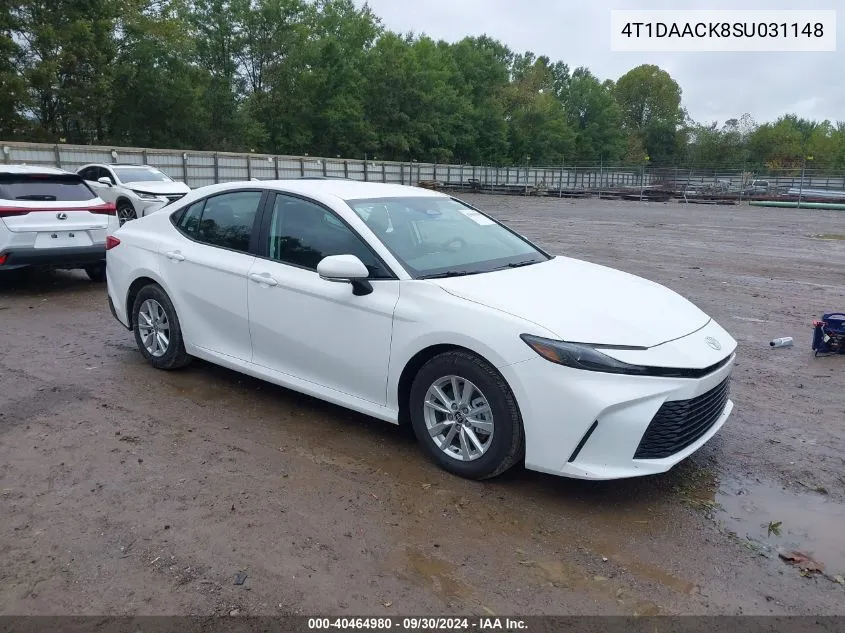 2025 Toyota Camry Le VIN: 4T1DAACK8SU031148 Lot: 40464980