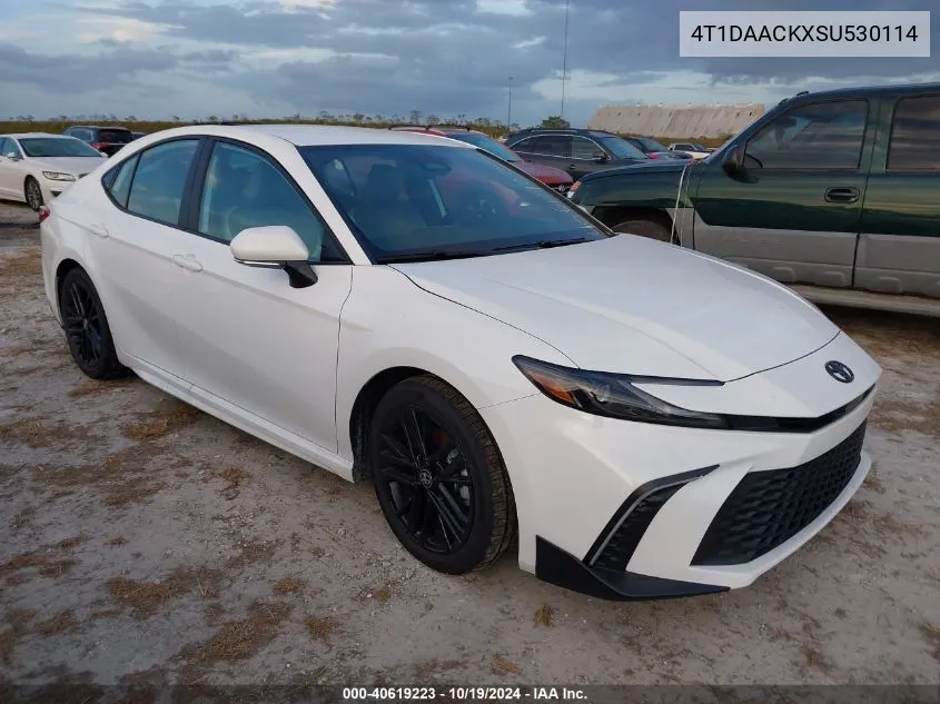 2025 Toyota Camry Se VIN: 4T1DAACKXSU530114 Lot: 40886914