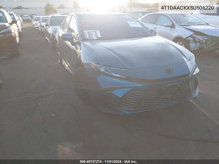 2025 Toyota Camry Se VIN: 4T1DAACKXSU506220 Lot: 40737274