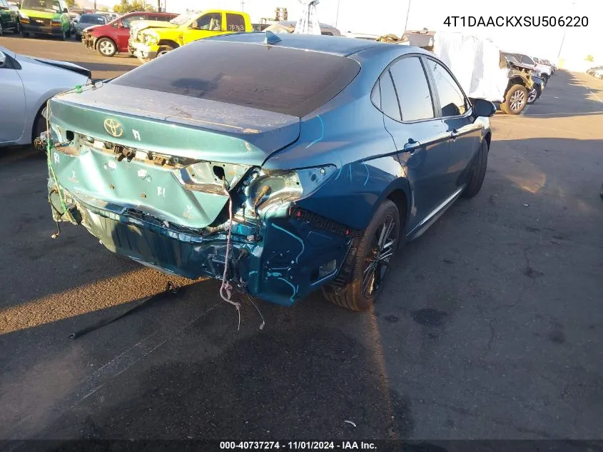 4T1DAACKXSU506220 2025 Toyota Camry Se