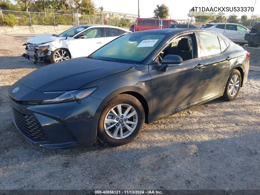 2025 Toyota Camry Le VIN: 4T1DAACKXSU533370 Lot: 40856121