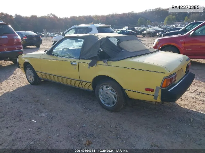 1980 Toyota Celica VIN: RA42370385 Lot: 40664764