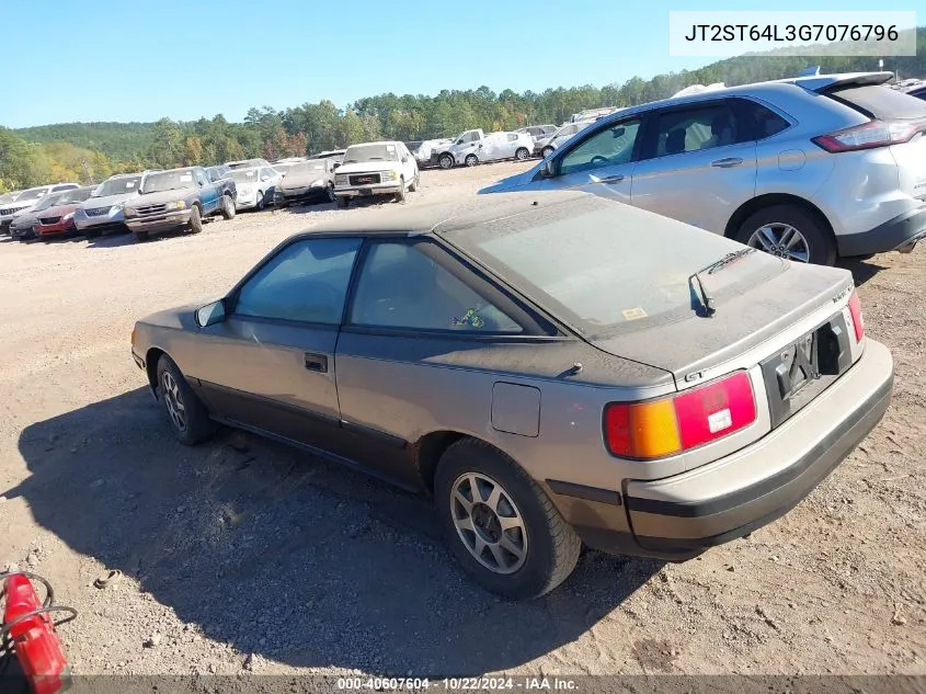 1986 Toyota Celica Gt VIN: JT2ST64L3G7076796 Lot: 40607604