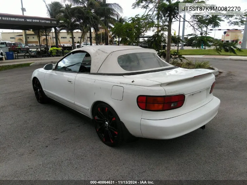 1991 Toyota Celica Gt VIN: JT5ST87K9M0082270 Lot: 40864631