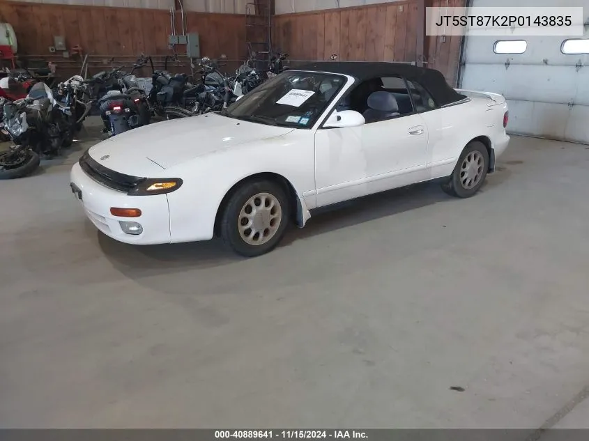 1993 Toyota Celica Gt VIN: JT5ST87K2P0143835 Lot: 40889641