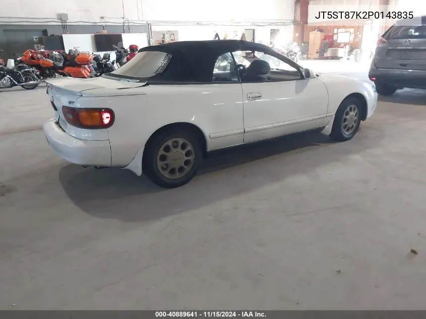 1993 Toyota Celica Gt VIN: JT5ST87K2P0143835 Lot: 40889641