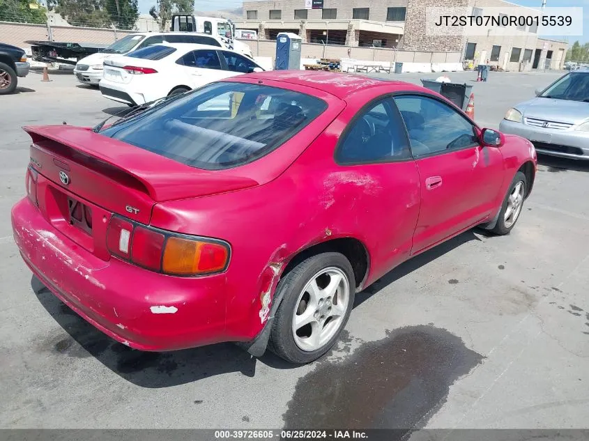 1994 Toyota Celica Gt VIN: JT2ST07N0R0015539 Lot: 39726605