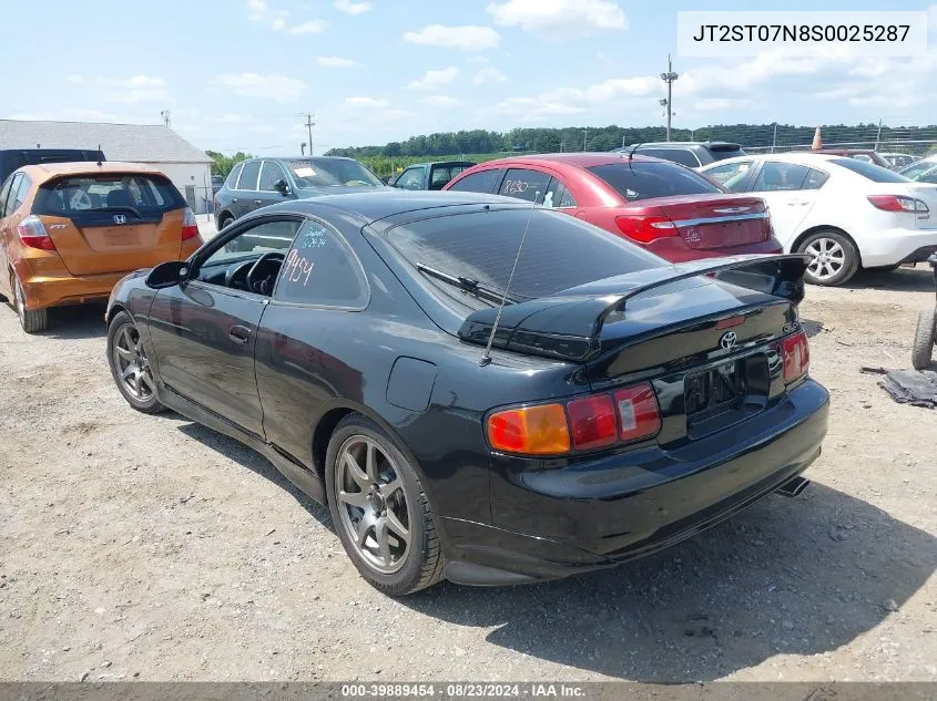 1995 Toyota Celica Gt VIN: JT2ST07N8S0025287 Lot: 39889454