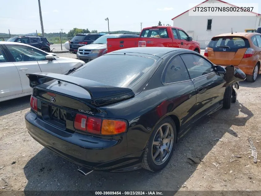 1995 Toyota Celica Gt VIN: JT2ST07N8S0025287 Lot: 39889454