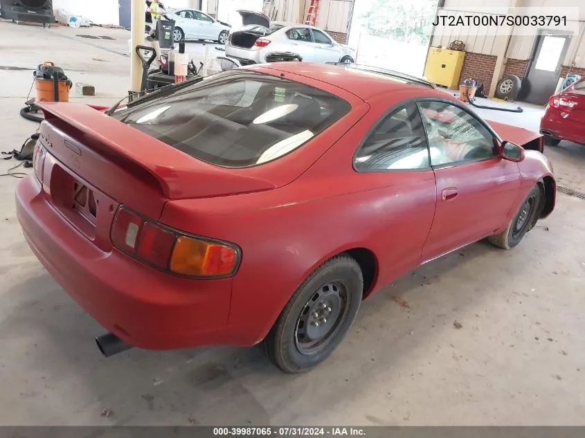 1995 Toyota Celica St VIN: JT2AT00N7S0033791 Lot: 39987065