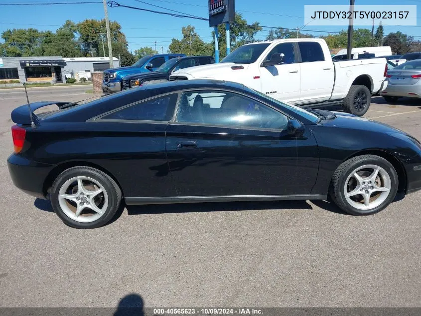 2000 Toyota Celica Gts VIN: JTDDY32T5Y0023157 Lot: 40565623