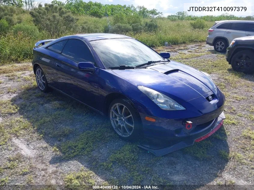 2001 Toyota Celica Gt VIN: JTDDR32T410097379 Lot: 40495128