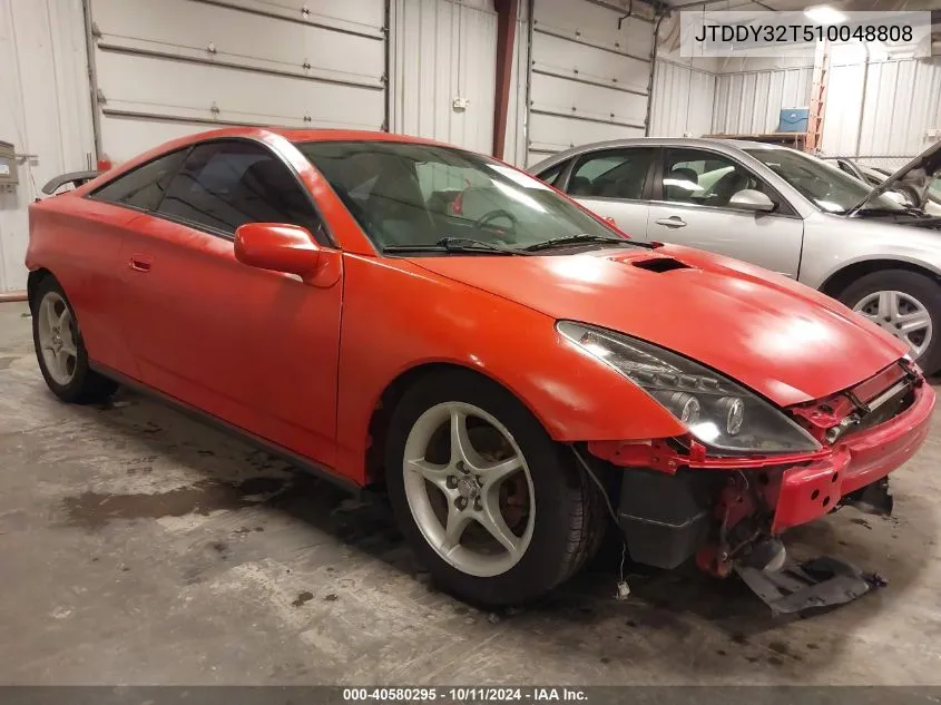 2001 Toyota Celica Gts VIN: JTDDY32T510048808 Lot: 40580295