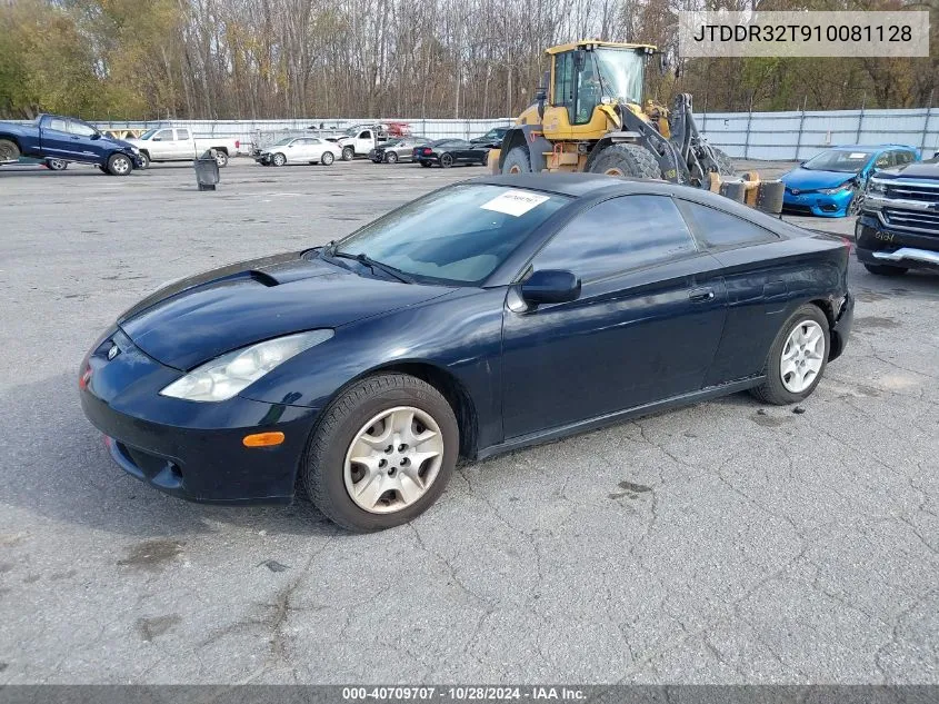 2001 Toyota Celica Gt VIN: JTDDR32T910081128 Lot: 40709707