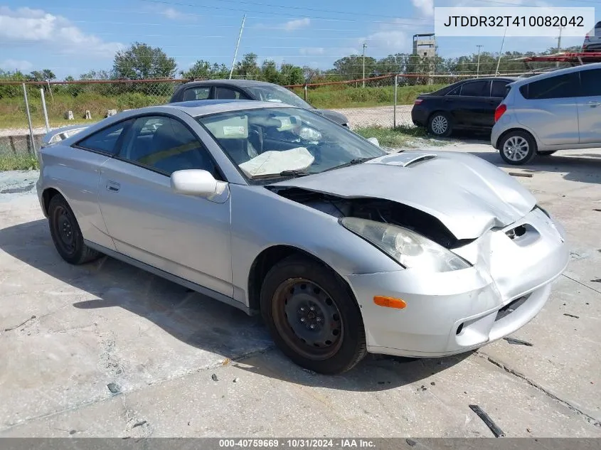 2001 Toyota Celica Gt VIN: JTDDR32T410082042 Lot: 40759669