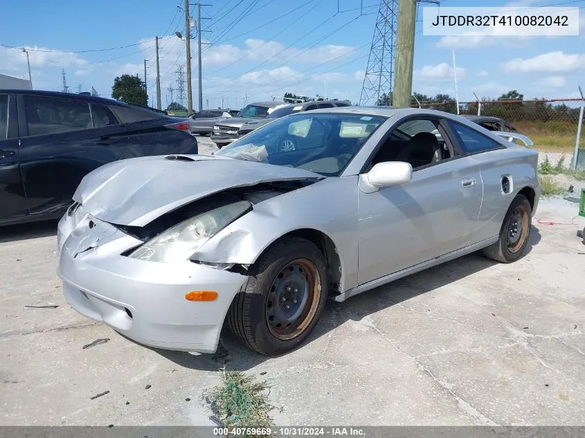 2001 Toyota Celica Gt VIN: JTDDR32T410082042 Lot: 40759669