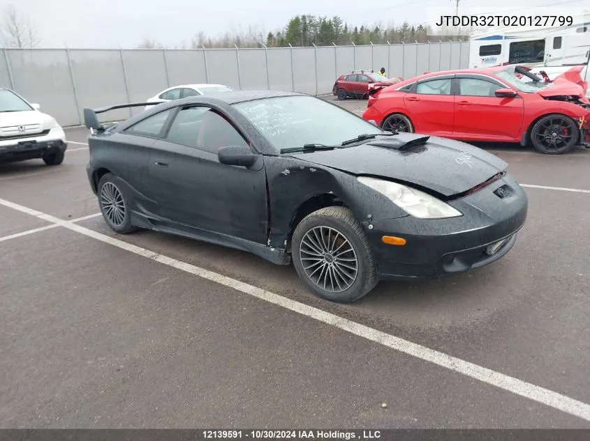 2002 Toyota Celica Gt VIN: JTDDR32T020127799 Lot: 12139591