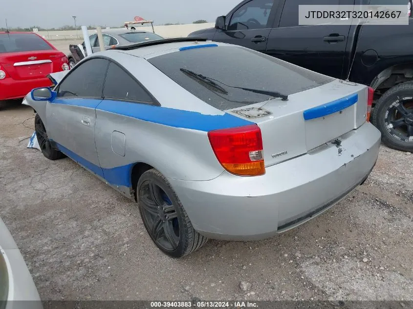 JTDDR32T320142667 2002 Toyota Celica Gt