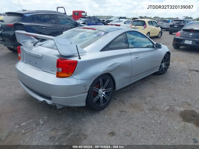 JTDDR32T320139087 2002 Toyota Celica Gt