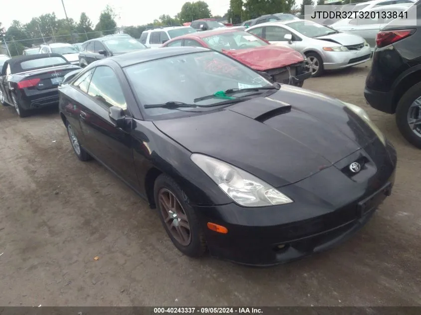 2002 Toyota Celica Gt VIN: JTDDR32T320133841 Lot: 40243337