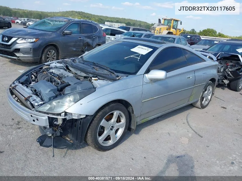 2002 Toyota Celica Gt VIN: JTDDR32TX20117605 Lot: 40381571