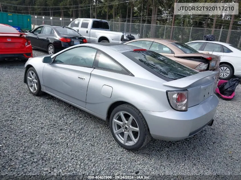 JTDDR32T920117210 2002 Toyota Celica Gt