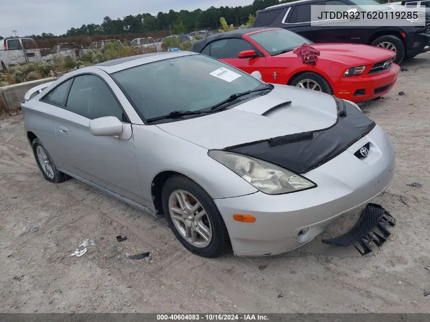 2002 Toyota Celica Gt VIN: JTDDR32T620119285 Lot: 40604083