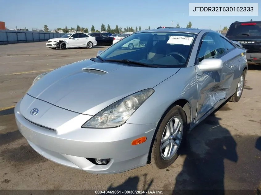 2003 Toyota Celica Gt VIN: JTDDR32T630162333 Lot: 40469051