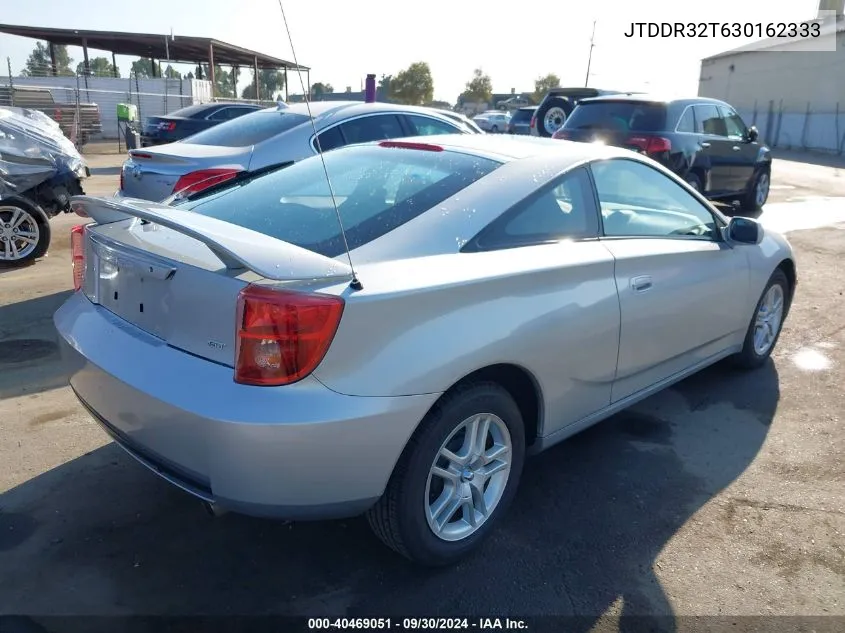 2003 Toyota Celica Gt VIN: JTDDR32T630162333 Lot: 40469051