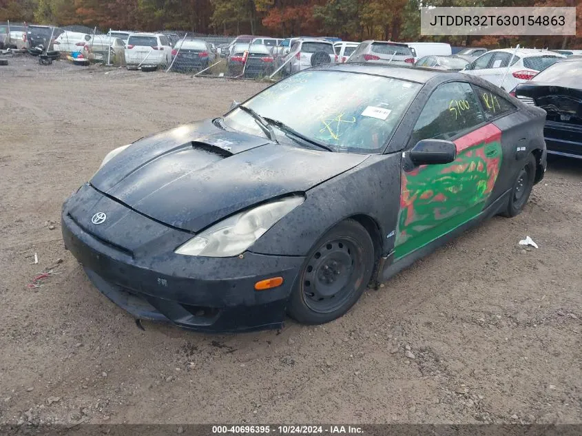 2003 Toyota Celica Gt VIN: JTDDR32T630154863 Lot: 40696395