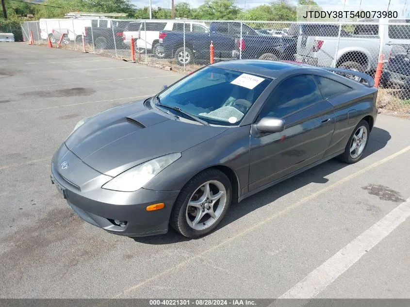 JTDDY38T540073980 2004 Toyota Celica Gts