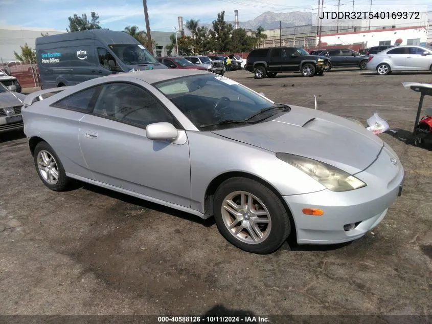 2004 Toyota Celica Gt VIN: JTDDR32T540169372 Lot: 40588126