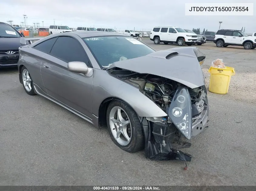 2005 Toyota Celica Gt-S VIN: JTDDY32T650075554 Lot: 40431539