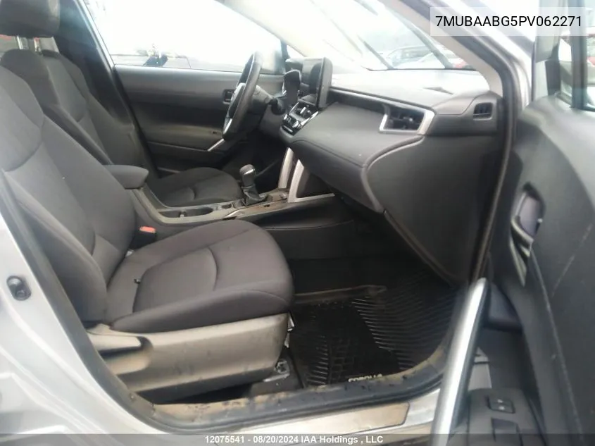 2023 Toyota Corolla Cross VIN: 7MUBAABG5PV062271 Lot: 12075541