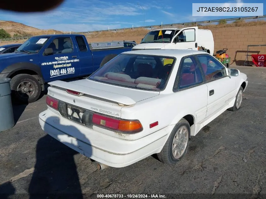 JT2AE98C2J3105267 1988 Toyota Corolla Gt-S