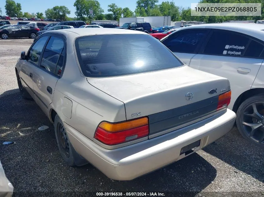 1993 Toyota Corolla Le/Dx VIN: 1NXAE09E2PZ068805 Lot: 39196538