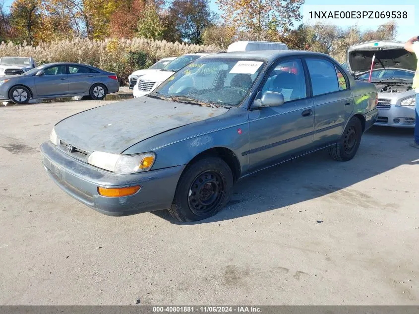 1993 Toyota Corolla Le VIN: 1NXAE00E3PZ069538 Lot: 40801881