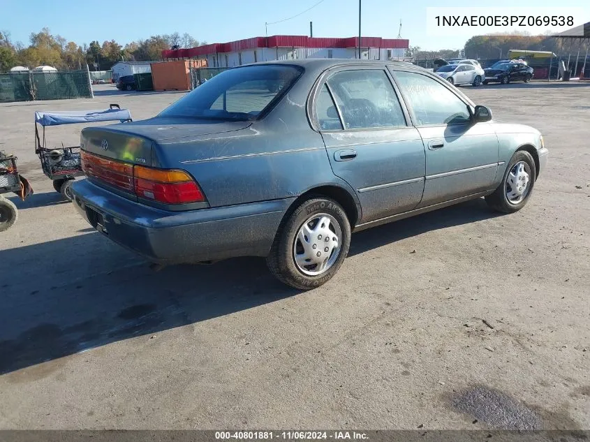 1993 Toyota Corolla Le VIN: 1NXAE00E3PZ069538 Lot: 40801881