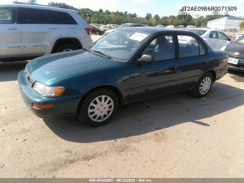 JT2AE09B6R0071509 1994 Toyota Corolla Le/Dx