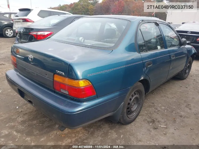 1994 Toyota Corolla VIN: 2T1AE04B9RC037150 Lot: 40746889